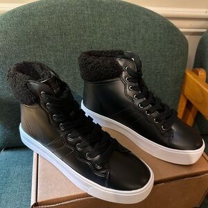 Marc Fisher Black High-Top Sneakers (NEW!)